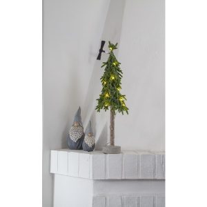 LED dekoratīvā egle galda Star Trading Lummer 55cm, 15LED, WW, IP20, 2xAA