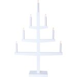 LED dekoratīvais svečturis Star Trading Tripp, 77cm, 7LED, IP20, balts