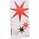 LED dekorācija Zvaigzne KATABO, Star Trading, balta 1x1m, E14, Max. 25W, IP20