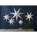LED dekorācija Zvaigzne SENSY, Star Trading, balta, 70x70cm, E14, Max. 25W, IP20