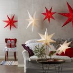 LED dekorācija Zvaigzne SENSY, Star Trading, balta, 54x51cm, E14, Max. 25W, IP20
