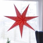 LED dekorācija Zvaigzne DOT, Star Trading, sarkana, 1x1m, E14, Max. 25W, IP20