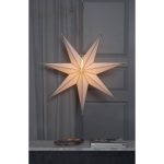 LED dekorācija Zvaigzne NICOLAS, Star Trading, balta, 80x80cm, E14, Max. 25W, IP20