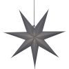 LED dekorācija Zvaigzne OZEN, Star Trading, pelēka, 70x70cm, E14, Max. 25W, IP20