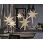 LED dekorācija Zvaigzne FROZEN, Star Trading, balta, 70x70cm, E14, Max. 25W, IP20