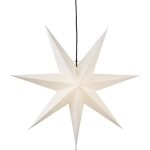 LED dekorācija Zvaigzne FROZEN, Star Trading, balta, 70x70cm, E14, Max. 25W, IP20