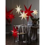 LED dekorācija Zvaigzne FROZEN, Star Trading, balta, 85x34cm, E14, Max. 25W, IP20
