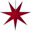 LED dekorācija Zvaigzne FROZEN, Star Trading, sarkanā, 70x70cm, E14, Max. 25W, IP20