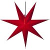 LED dekorācija Zvaigzne FROZEN, Star Trading, sarkana, 1.4×1.4m, E27, Max. 25W, IP20