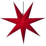 LED dekorācija Zvaigzne FROZEN, Star Trading, sarkana, 1.4×1.4m, E27, Max. 25W, IP20