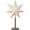 LED dekorācija Zvaigzne KARO, Star Trading, balta, 55x34cm, E14, Max. 25W, IP20