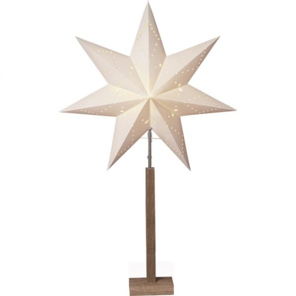 LED dekorācija Zvaigzne KARO, Star Trading, balta, 1mx60cm, E14, Max. 25W, IP20