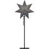 LED dekorācija Zvaigzne OZEN, Star Trading, pelēkā, 85x34cm, E14, Max. 25W, IP20