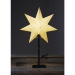 LED dekorācija Zvaigzne FROZEN, Star Trading, balta, 55x34cm, E14, Max. 25W, IP20