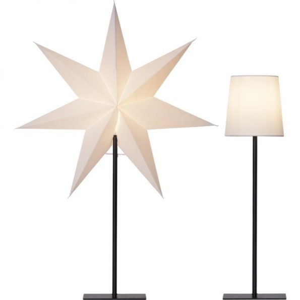 LED dekorācija Zvaigzne FROZEN, Star Trading, balta, 76x55cm, E14, Max. 25W, IP20