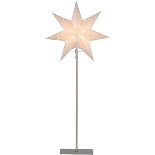 LED dekorācija Zvaigzne SENSY, Star Trading, balta, 83x34cm, E14, Max. 25W, IP20