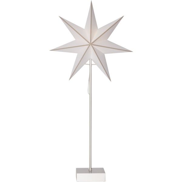 LED dekorācija Zvaigzne ASTRO, Star Trading, balta, 74x35cm, E14, Max. 25W, IP20