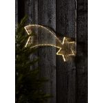 LED āra dekorācija siluets Zvaigzne Star Trading Lumiwall, WW, 60cm, 54LED, IP44