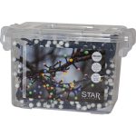 LED āra virtene Star Trading Berry Mini, krāsaina, 14m, 700LED, IP44, ar taimeri, 8 režīmi