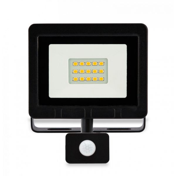 LED āra prožektors ar sensoru Asalite LED Reflector 10W, 800lm, 6500K, IP65, 12m