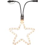 LED zvaigzne Ropelight papildus Star Trading System Expo 28cm, 36LED, IP44, WW