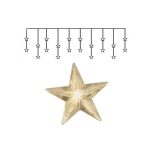Led virtene zvaigžņu aizkars Star Trading Star Curtain, WW, 1,8×0,4m, 20LED, IP20