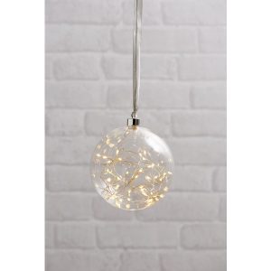 LED dekorācija Star Trading stikla bumba Bauble Glow, 16,50cm, 40LED, IP20 LED dekorācija Star Trading stikla bumba Bauble Glow, 16,50cm, 40LED, IP20