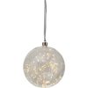 LED dekorācija Star Trading stikla bumba Bauble Glow, 21cm, 80LED, IP20