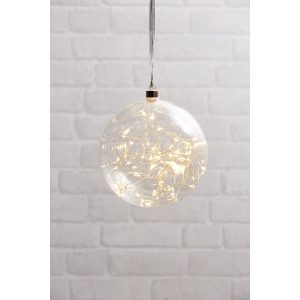 LED dekorācija Star Trading stikla bumba Bauble Glow, 21cm, 80LED, IP20 LED dekorācija Star Trading stikla bumba Bauble Glow, 21cm, 80LED, IP20