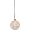 LED dekorācija Star Trading stikla bumba Bauble Glow, 16cm, 30LED, IP20