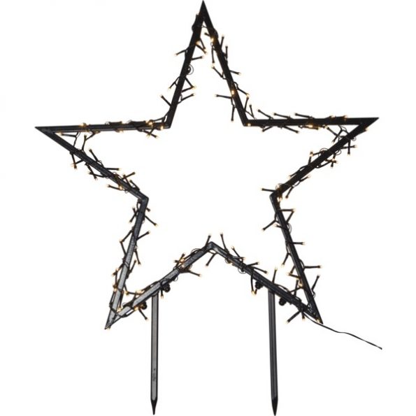 LED āra dekorācija zvaigzne Spiky Star Trading, 73cm, 140LED, IP44