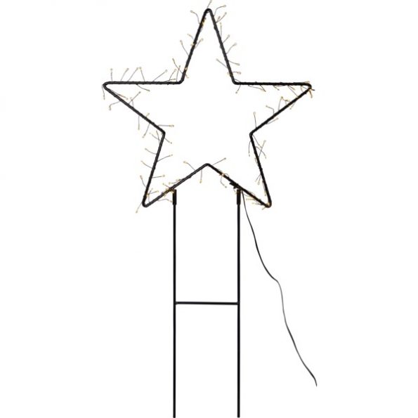 LED āra dekorācija zvaigzne Barlumi Star Trading, 80cm, 100ED, IP44