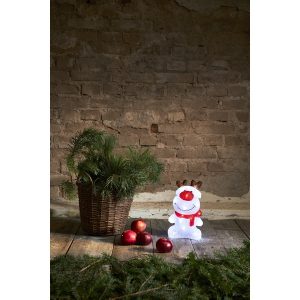 LED āra dekorācija briedis Crystalo Star Trading, 28cm, 30ED, IP44 LED āra dekorācija briedis Crystalo Star Trading, 28cm, 30ED, IP44