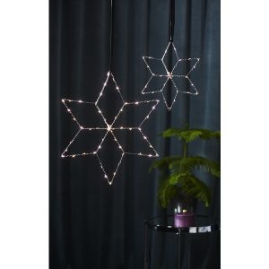 LED dekorācija Star Trading zvaigzne Lolly, 28cm, 36LED, IP20, 2xAAA LED dekorācija Star Trading zvaigzne Lolly, 28cm, 36LED, IP20, 2xAAA