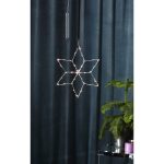 LED dekorācija Star Trading zvaigzne Lolly, 28cm, 36LED, IP20, 2xAAA