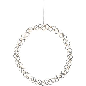 LED dekorācija Star Trading Hoop , 30cm, 30LED, IP20, 3xAAA