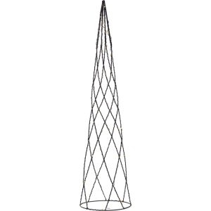 LED dekorācija Star Trading konuss Helix, 60cm, 64LED, IP20, 3xAA, ar taimeri
