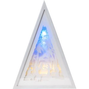 LED dekorācija Star Trading Scenery, 30cm, 8LED, IP20, 3xAA,ar taimeri