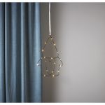 LED dekorācija Star Trading Santa, 37cm, 20LED, IP20, 2xAA