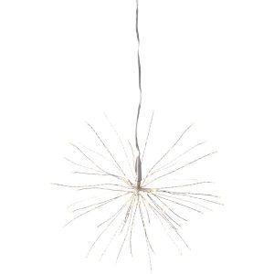 LED dekorācija Star Trading sudraba Salūts, 26cm, 120LED, IP20