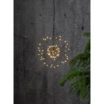 LED dekorācija Star Trading silti balts Salūts, 16cm, 80LED, IP20