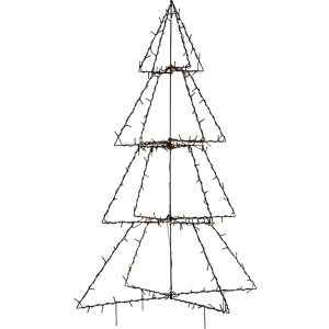 LED āra dekorācija egle Foldy Star Trading, 125cm, 200LED, IP44