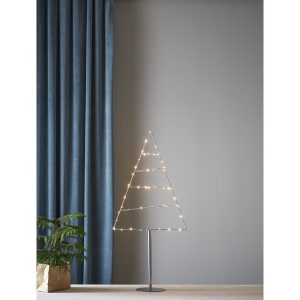 LED dekorācija egle Star Trading Triangle, ar pamatni, 90cm, 60LED, IP20 LED dekorācija egle Star Trading Triangle, ar pamatni, 90cm, 60LED, IP20