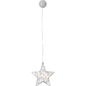 LED dekorācija Star Trading zvaigzne Wiry, 21cm, 12LED, IP20, 3xAAA