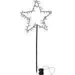 LED āra dekorācija zvaigzne Spiky Star Trading, WW, 92cm, 60LED, IP44, aprīkota ar taimeri