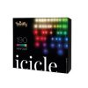 Viedā LED virtene Twinkly Icicle Special RGB+WW, Gen II, 5x0.6m, 190LED, IP44, ar aplikāciju