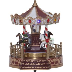 LED Ziemassvētku dekorācija ar mūziku Star Trading Kidsville, RGB, 22cm, 13LED, 3xAA