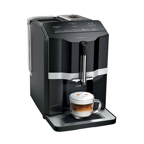 Espresso kafijas automāts Siemens EQ.300 Black, 1300W, TI351209RW, melns