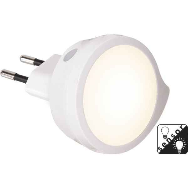 LED nakts lampa ar krēslas sensoru Star Trading Nightlight 0,3W, 2700K, 4lm, IP20