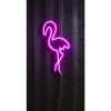LED Neona Flamingo siluets Star Trading FlatNeonLED, 74cm, 230LED, Rozā, IP44